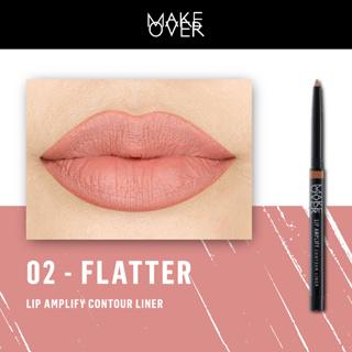 Gambar MAKE OVER Lip Amplify Contour Liner 0.2 g - Lip Liner Lipstick Lipstik DFW Nadya Hutagalung Pony Mira Agile Zsa Zsa Utari - 02 Flatter dari makeoverid_NEW undefined Tokopedia