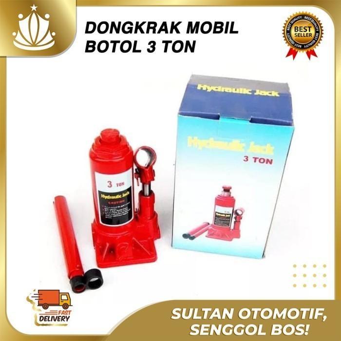 Gambar Dongkrak Mobil 3 Ton Hidrolik Jack Universal Murah Kuat Berkualitas - Random dari Mahkota Indo Trading undefined Tokopedia