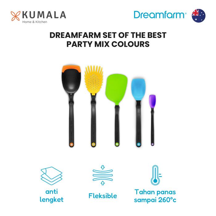 Gambar DREAMFARM Set of Best Mix Colours - Peralatan Masak - 1 Set dari Kumala Home & Kitchen undefined Tokopedia