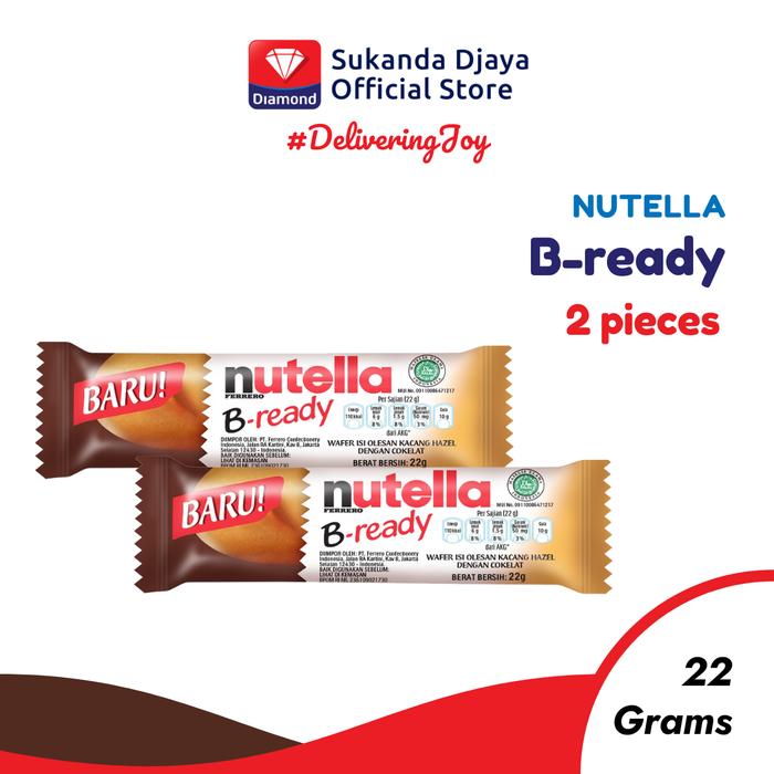 Gambar Nutella B-Ready 22 Gr - Twin Pack dari Sukanda Djaya undefined Tokopedia