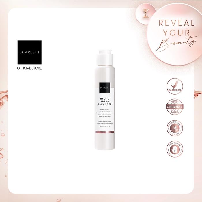 Gambar Scarlett Whiteng Age Delay Hydro Fresh Cleanser / Sabun Wajah BPOM - Age Delay Hydro Facial Cleanser dari Beautycenterjkt undefined Tokopedia