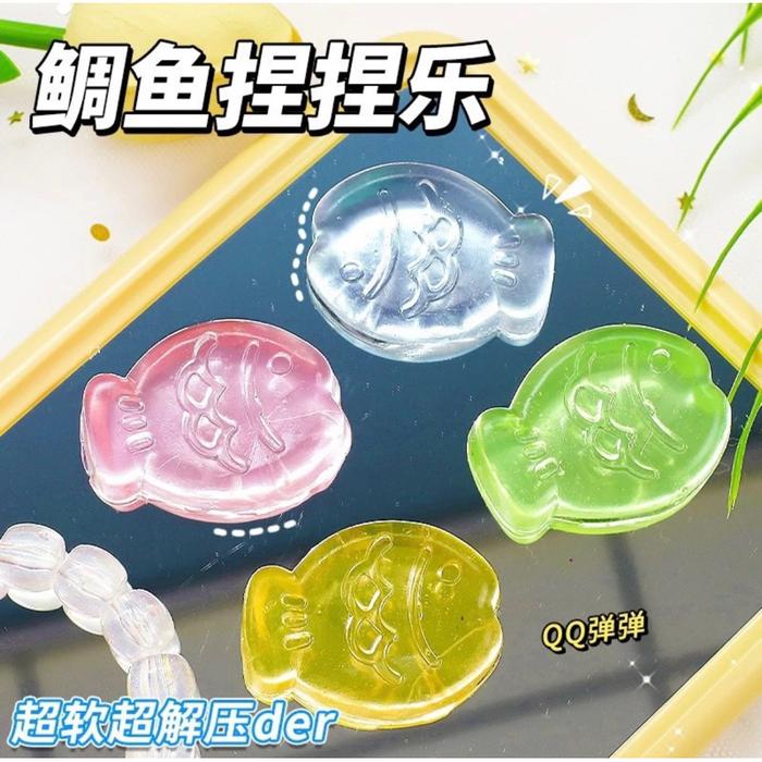 Gambar R3@DY ST0CK mini taba squishy kenyal lengket super squeezy - jelly ikan clear dari MomoCuppyShop_NEW undefined Tokopedia