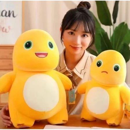 Gambar boneka dino nailong warna kuning uk 40cm dari DISTRO CLASIC 91 undefined Tokopedia