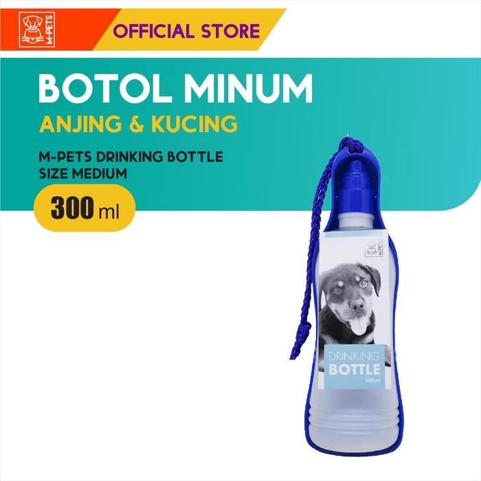Gambar M-Pets Drinking Bottle 300 ml Size Small / Botol Minum Anjing Kucing dari M-Pets Volk Pets Indonesia undefined Tokopedia