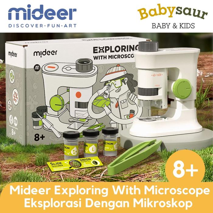 Gambar Mideer Microscope Mainan Sains Mikroskop Science Edukasi Anak Laki Laki Perempuan dari Babysaur Baby and Kids undefined Tokopedia