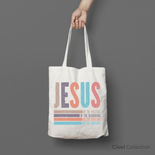 Gambar Tote Bag Tas Kanvas Resleting TEBAL Quotes Kristen Rohani Gereja Aesthetic Ukuran 30x40 - CHRS01, Resleting dari Cisel Collection undefined Tokopedia