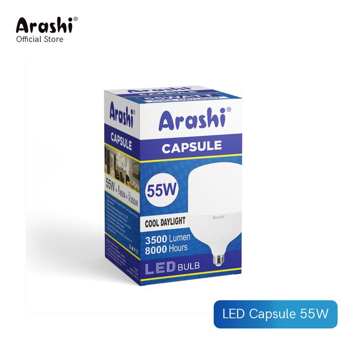 Gambar Arashi Lampu LED Capsule 55 watt CDL - Putih - Putih dari Arashi asia undefined Tokopedia