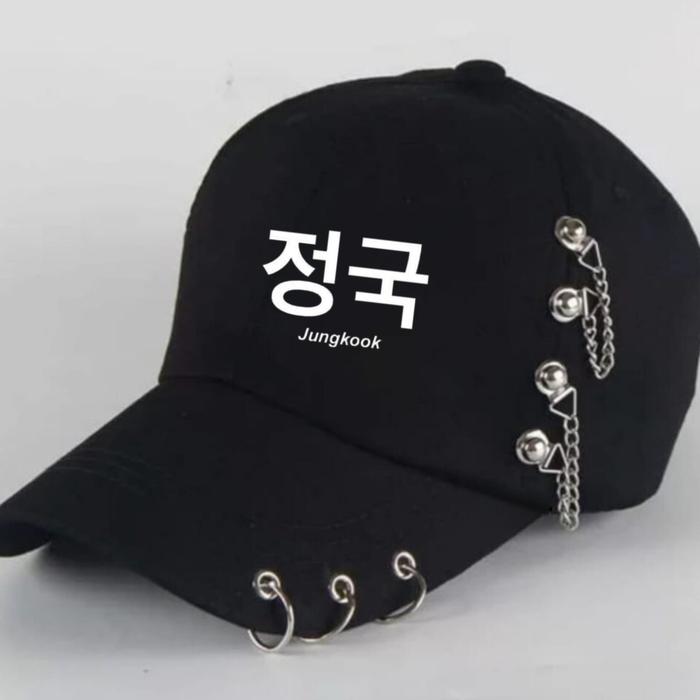 TOPI BTS MEMBER TOPI RING MODEL BASEBALL TERBARU BANYAK MODEL SABLON  PREMIUM BANGTAN LOGO BTS JUNGKOOK