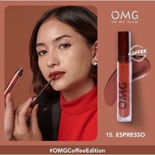 Gambar OMG OH MY GLAM MATTE KISS LIP CREAM BPOM HALAL - LIPSTICK - LIPSTIK - 15 Espresso dari agogostore undefined Tokopedia