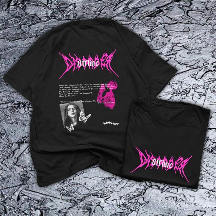 Gambar OFFLINE tshirt reguler unisex pria dan wanita vol 1 bahan cotton combed 24s tebal distro kain Standar Kaos Baju Hitam - DISORDER, XXL dari OFFLINE APPAREL Kota Cimahi Tokopedia