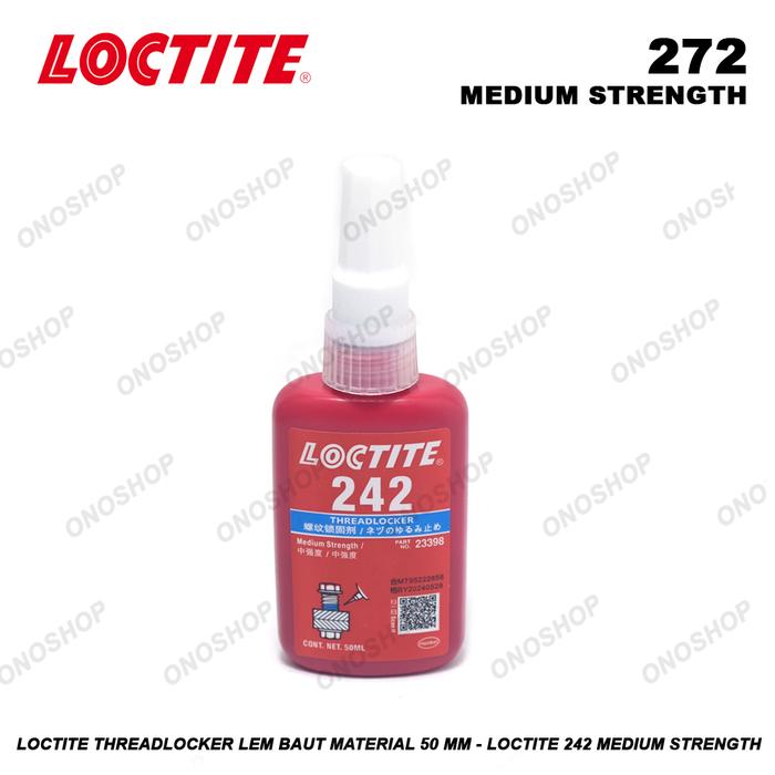 Gambar Loctite Threadlocker Lem Baut Material 50 mm - Loctite 242 dari Ono Shop undefined Tokopedia