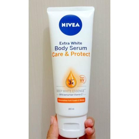 Gambar NIVEA Extra Bright Booster Day Set - C&E Body Lotion + Care & Protect Body Serum 180ML - CARE&PROTECT dari Nindya beauty10 undefined Tokopedia