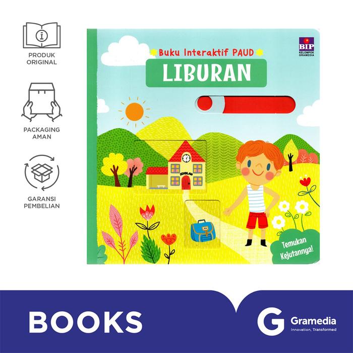 Gambar Buku Interaktif Paud Liburan Boardbook Mekanik - - dari Gramedia undefined Tokopedia