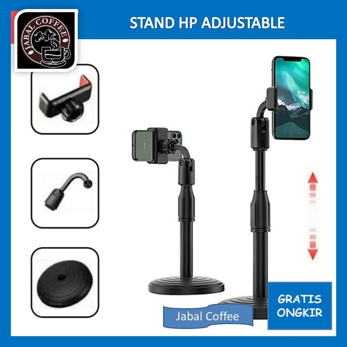 Gambar Holder Meja / Stand HP Adjustable Universal / Holder Stand Live / Stand HP Rotari - Not Specified dari Bagus Jabal undefined Tokopedia