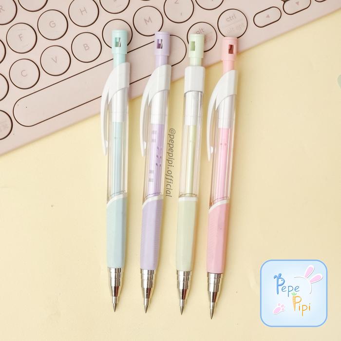 Gambar Pensil Mekanik Jun Da TY-320 2mm Pensil Cetek Alat Tulis Sekolah dan Kantor Mechanical Pencil Warna PStel Lucu Unik Korea Murah - Ungu dari Pepepipi undefined Tokopedia