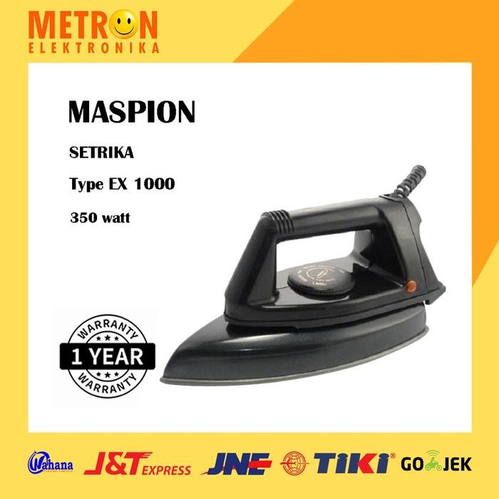 Gambar MASPION EX 1000 SETRIKA / GOSOKAN / AUTOMATIC IRON / EX1000 dari Metron Elektronika undefined Tokopedia