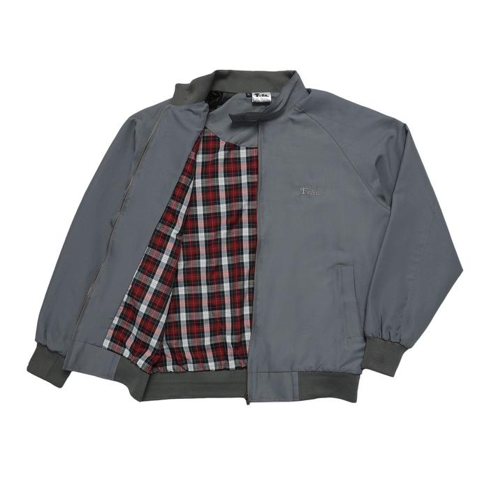 Promo FICHINO Harrington Jacket Swaish Grey Jaket Pria Panjang