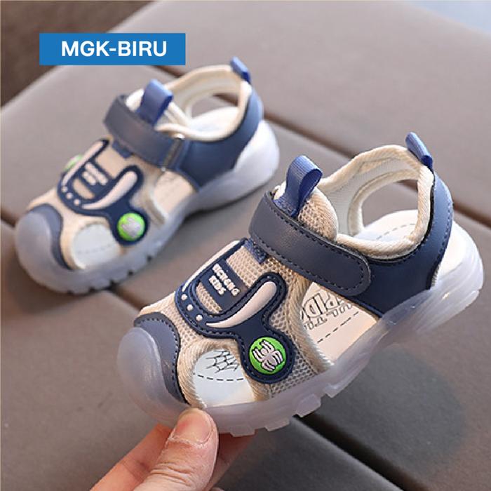 Gambar NEWKIDS Sepatu Sneaker Casual Anak Laki Laki Perempuan Model Usia 1 3 Tahun Type MGK - MGK - BIRU, 21 dari NewKids Official undefined 5 Tokopedia