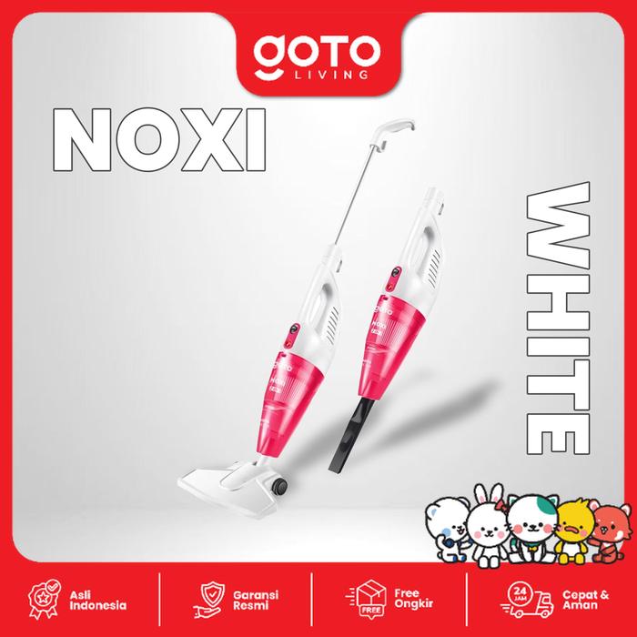Gambar Goto [COD] Noxi Vacuum Cleaner Portable HandHeld 2 in 1 Penyedot Debu - White dari Goto Living undefined Tokopedia