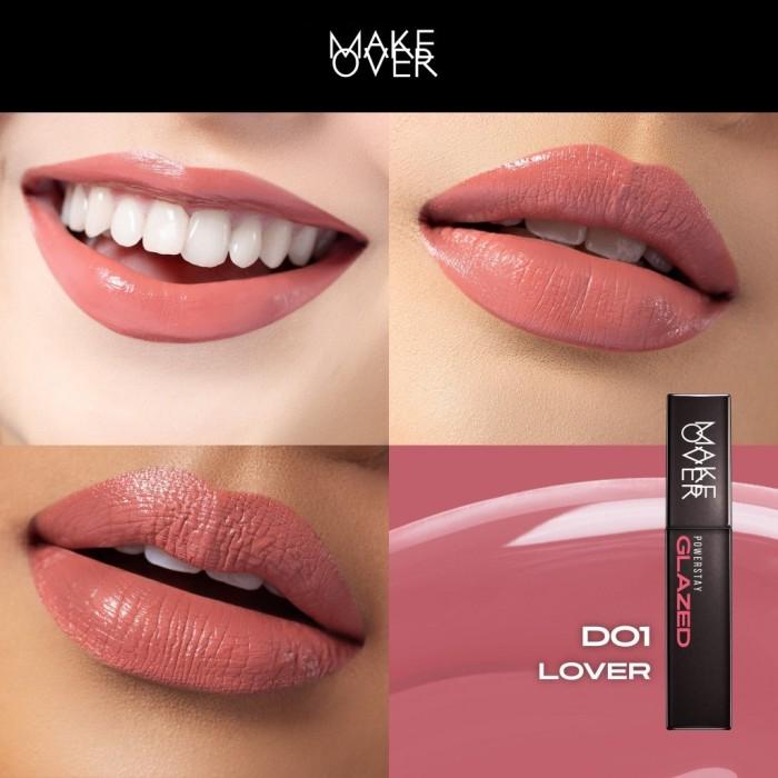 Gambar Makeup Make Over Powerstay Glazed Lock Lip Pigment Lipstik Cair Lip Gloss - D01 Lover dari Shavin Store undefined Tokopedia