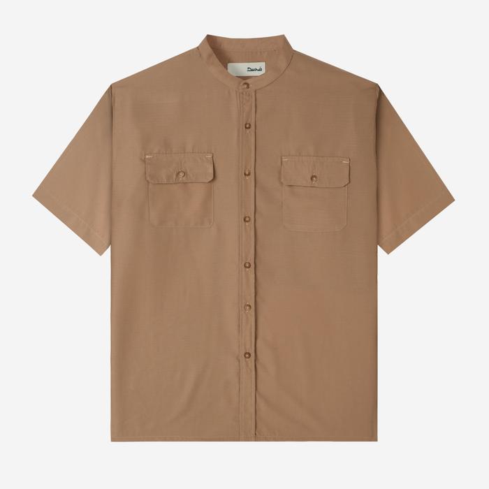 Gambar DUHA Baju Muslim Lengan Pendek - Numair - Light Brown - L dari Duha Muslim Wear undefined Tokopedia