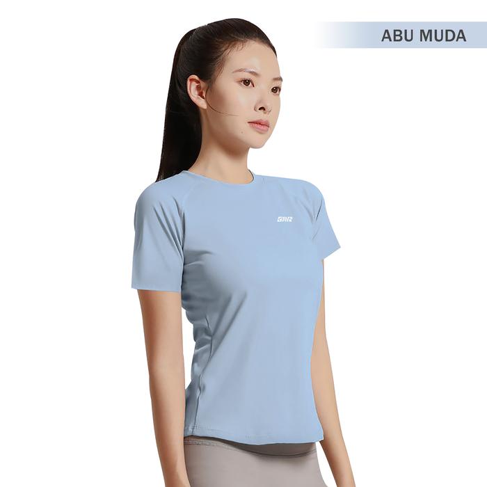 Gambar Elfs Active Women Dry Fit Jersey Tshirt Wanita Hiking Trekking Outdoor Kaos Olahraga - Abu Muda, Int:L dari Elfs Active undefined Tokopedia