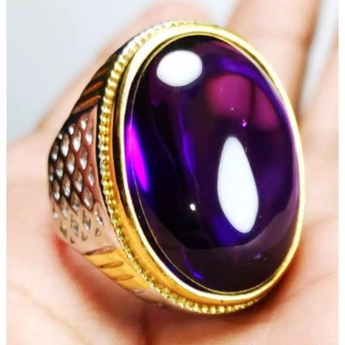 Gambar Batu Akik Asli Natural Permata Kecubung Bungur Tanjung Bintang Crystal - Ungu, 6 - Ungu, 6 dari Gesti Gemstone undefined Tokopedia