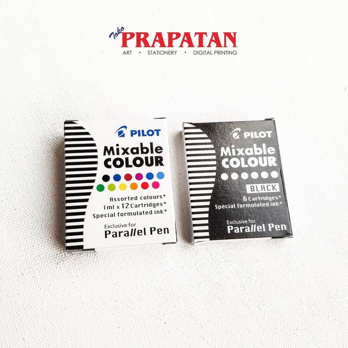 Gambar Pilot Parallel Pen Refill Ink Cartridge Mixable Colour - Black dari Toko Prapatan_NEW undefined Tokopedia