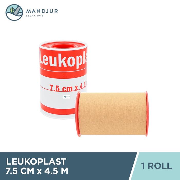 Gambar Leukoplast Plaster Roll 7.5 CM x 4.5 M - Plaster Kain Penutup Luka Infusan Kateter dari Apotekmandjurofficial undefined Tokopedia
