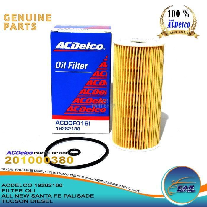 Gambar OIL FILTER OLI ALL NEW SANTA FE PALISADE TUCSON DIESEL ACDELCO - ACDelco, Standar dari CAR PART SHOP undefined Tokopedia