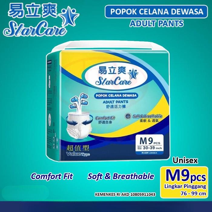 Gambar Popok Diaper Diapers Dewasa Celana Ukuran M L XL Merk StarCare - M 9 dari EFZHUMEDIKASTORE undefined Tokopedia