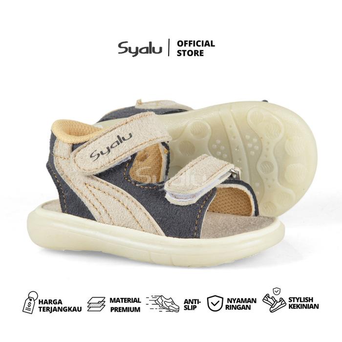 Gambar syalu sandal anak laki laki terbaru trendy model Julio 1-2 tahun - NAVY, 22 dari syalu undefined Tokopedia
