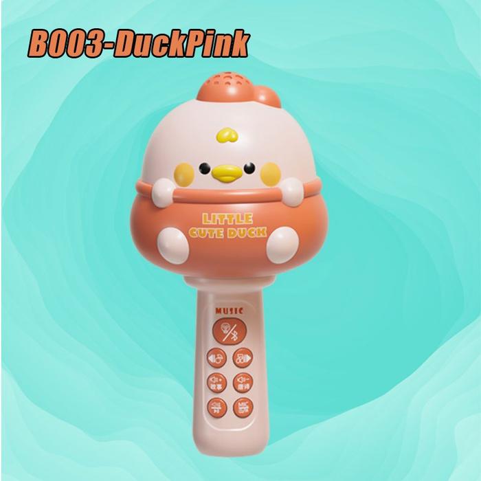Gambar PIKYO Mainan Mikrofon Anak Mikrofon Bluetooth Wireless/Suara Meniru Lagu Musik Edukatif Ulang Tahun Anak Bayi Lampu - B003-DuckPink dari PIKYO INDONESIA undefined Tokopedia