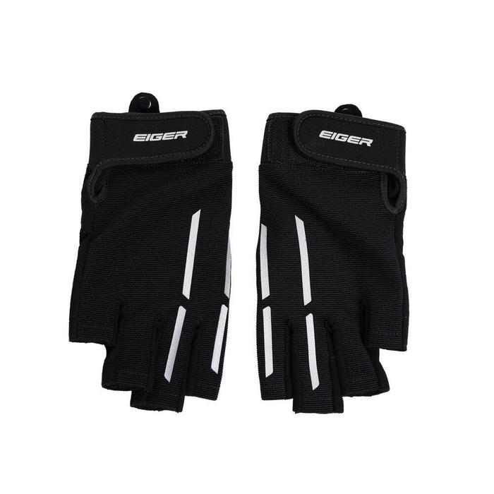 Gambar EIGER DAILY RIDING GLOVE HALF 1.0 - Black, L dari Eiger Adventure Store Official Kota Depok Tokopedia