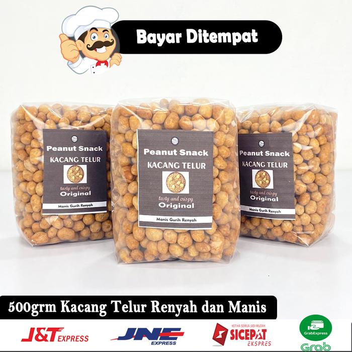 Gambar 500grm Kacang Telur Manis dan Gurih dari Toko SKB Wonogiri undefined Tokopedia
