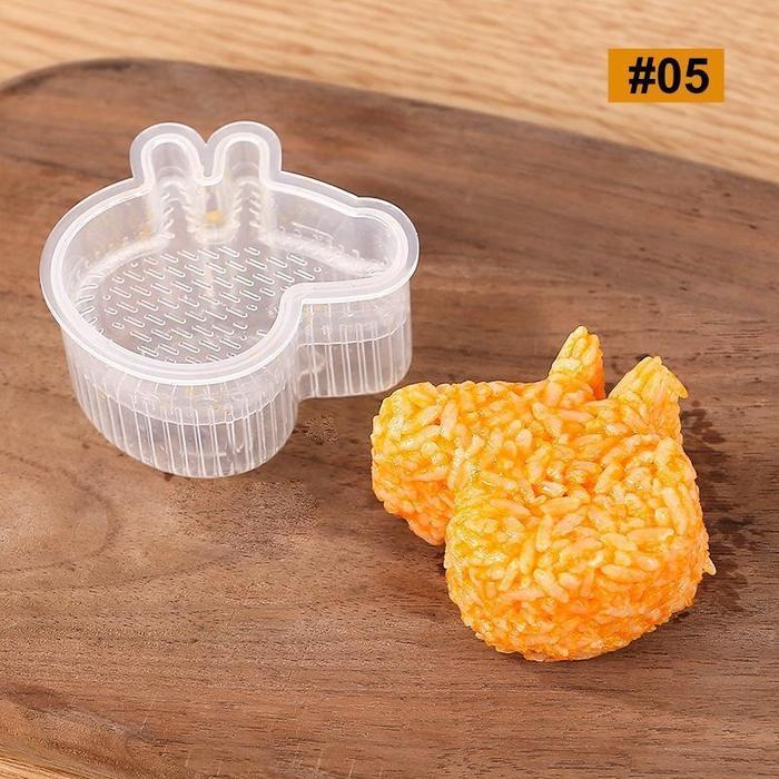 Gambar aiGooTan - CETAKAN BENTO KARAKTER - Nasi Sushi Onigiri Bekal Anak Sekolah Karakter Set Bulat Bunga Rice Mold Anti Lengket Lucu Murah Medan - #05 dari Aigootan undefined Tokopedia