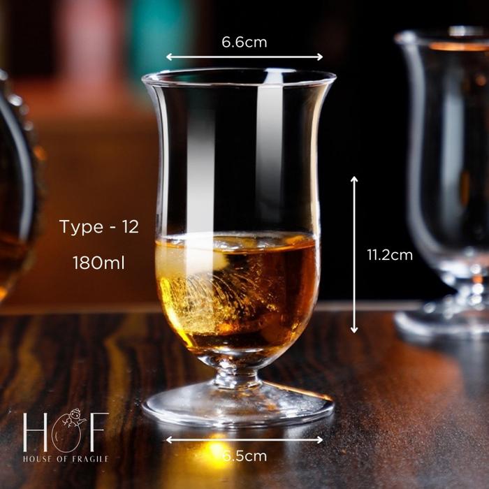 Gambar [HOF] SETO Gelas Kaca Artesian | Cocktail Mocktail Glass Martini Cafe Cantik Blown Glass Aesthetic - Tipe 12, Tanpa Asuransi dari House of Fragile undefined Tokopedia