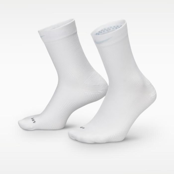 Gambar Kaos Kaki Lari Nike Unisex Running Fast Lightweight Multiplier Crew Socks 1Pair White Original Ib6114-100 - L dari STARTING LANE OFFICIAL undefined Tokopedia