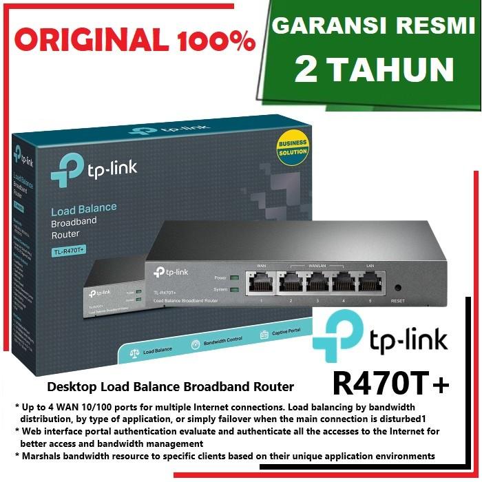 Gambar TP-LINK Load Balance Broadband Router TL-R470T+ Modem dari Reformasi Computer undefined 5 Tokopedia