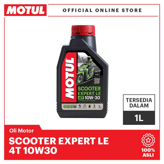 Gambar MOTUL Oli Motor SCOOTER EXPERT LE 4T 10W30 - 1 - 1 dari ABAH MOTOR undefined Tokopedia
