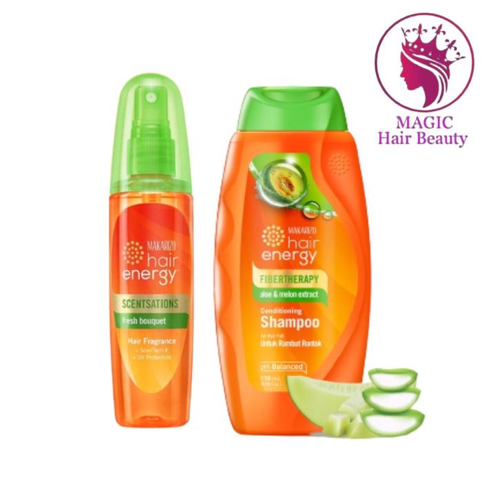 Gambar MAKARIZO HAIR ENERGY PAKET PARFUME 100ML AND SHAMPOO MELON 170 Anti Ketombe - Paket SHAMPO 170 + Parfume 100ml dari MAGICHAIRBEAUTY undefined 2 Tokopedia