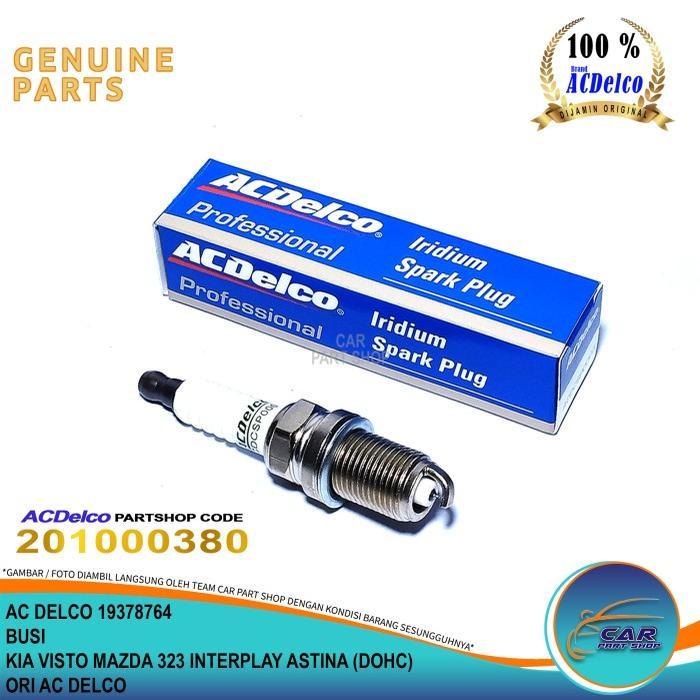 Gambar BUSI IRIDIUM IK16TT KIA VISTO MAZDA 323 INTERPLAY ASTINA DOHC AC DELCO - Original, Standar dari CAR PART SHOP undefined Tokopedia
