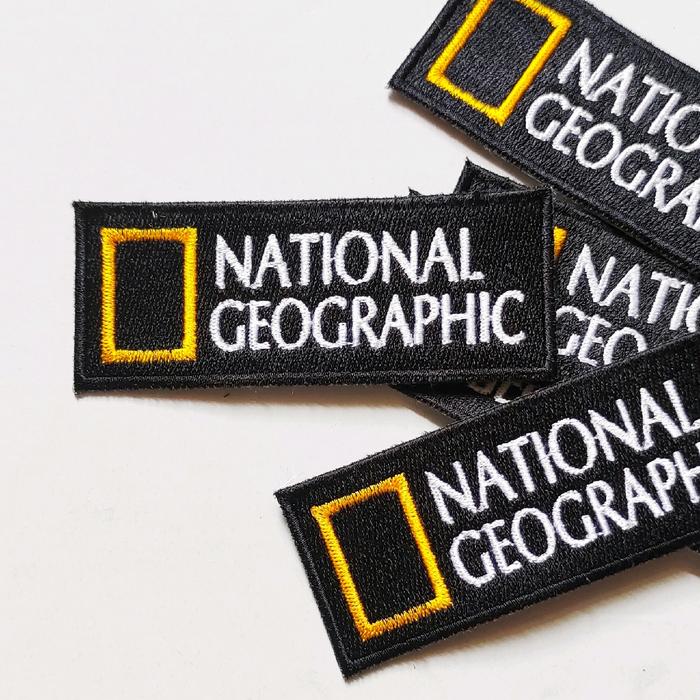 Gambar Bordir Komputer Patch Patches Bet Badge Emblem Logo National Geographic NatGeo Hitam Kuning 4x10 cm dari Ayung Sportindo_NEW undefined Tokopedia