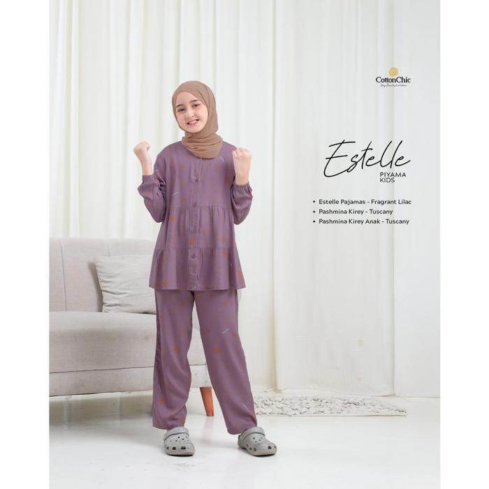 Gambar Yasmeera Official - Estelle Pajamas Kids - FRAGRANT LILAC, XL dari Yasmeera Official Store undefined Tokopedia