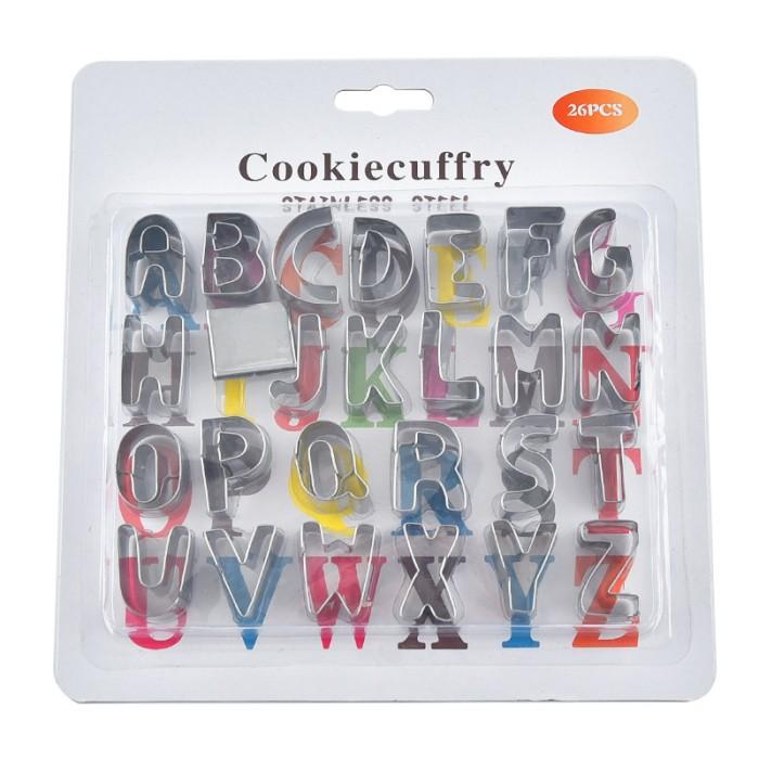 Gambar Cetakan Huruf Angka Abjad Stainless Wortel Tumpeng Cookies Buah Sayur Biskuit - Huruf 26pcs dari Cipta Wholesale undefined Tokopedia