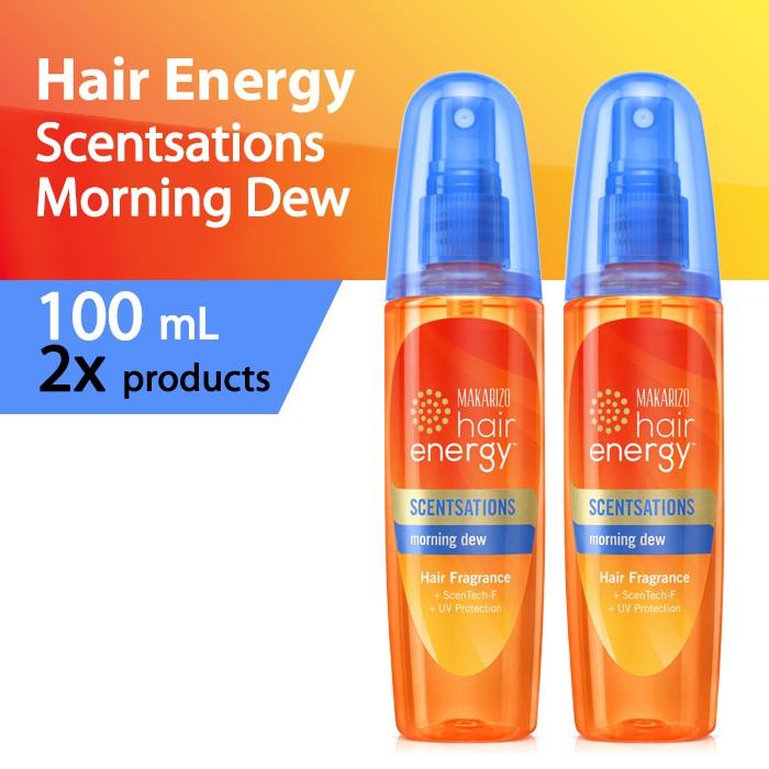 Gambar PAKET ISI 2 - Makarizo Hair Energy Scentsations Morning Dew 100 mL Parfum Rambut / Perfume  Wangi - PAKET ISI 2 Morning Dew 100 dari Makarizo undefined Tokopedia