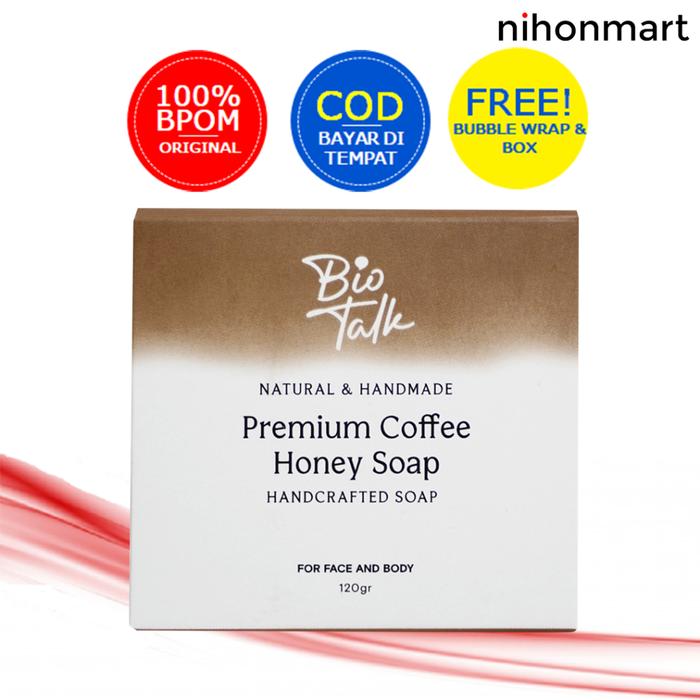 Gambar Bio Talk Premium Coffee Honey Soap 120g dari nihonmart undefined Tokopedia