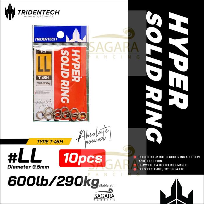 Gambar Hyper Solid Ring Tridentech Untuk Metal Jig - LL dari Sagara Pancing undefined Tokopedia