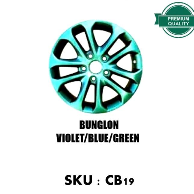 Gambar CARLAS RUBBER PAINT CB19 VIOLET BLUE GREEN KHAMELEON BUNGLON CAT SEMPROT KARET PLASTIDIP bisa dikelupas seperti STIKER - -, - dari KHAIRA PAINT undefined Tokopedia