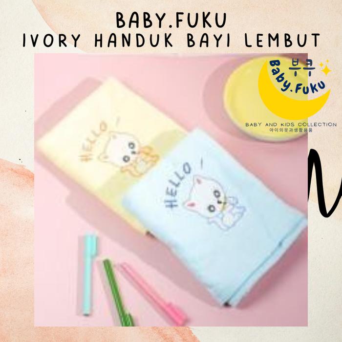 Gambar Baby.fuku Handuk Bayi Lembut Ivory Bordir Halus Jumbo 110Cmx60Cm Handuk Bayi Bordir Halus Bayi Baru lahir Bayi Balita Cewek Cowok Boy Kuning Perlengkapan mandi - Boy dari Baby.Fuku undefined Tokopedia